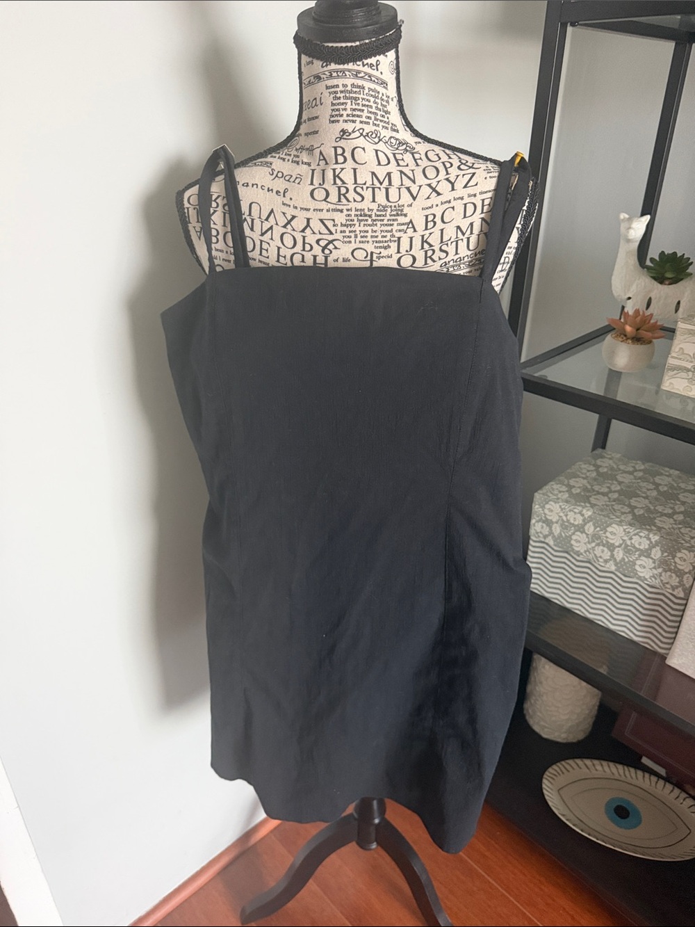 Abercrombie & Fitch Black Spaghetti Strap Romper